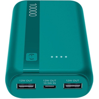 Cellularline Външна батерия ESSENCE ENTRY, 10000 mAh, зелена
