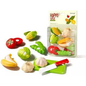 Man Yuk Toys Комплект кухненска играчка за рязане на зеленчуци - 8 части (666-112)