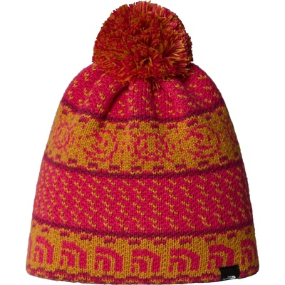 The North Face Детска зимна шапка (beanie) The north face Kid's Cabin Ski Tuke Beanie - Citrine Yellow Jacquard - размер One Size (904-4514-0111)
