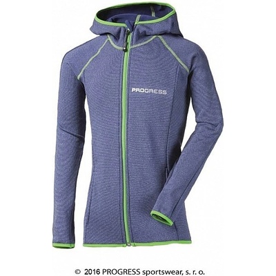 Progress Panda Junior mikina dětská modrý melír