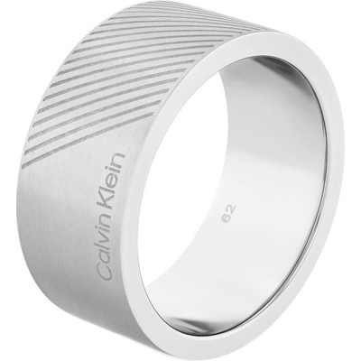 Calvin Klein ocelový prsten pro muže Architectural 35000436