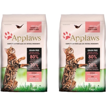 Applaws Cat kura Salmon 2 x 7,5 kg