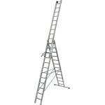 KRAUSE Многосекционна стълба с профилирани стъпала Krause Stabilo, дълбочина 60-80 мм (07131676) (07131676)