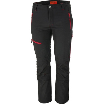 Bennon FORCE Trousers black/red softshellové nohavice čierna/červená