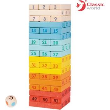 Image 1 of Classic World Дървена цветна кула за нареждане - Classic World