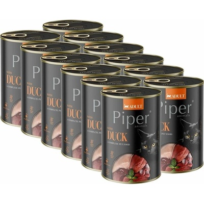 Piper Cat Adult s kačacím mäsom 12 x 400 g