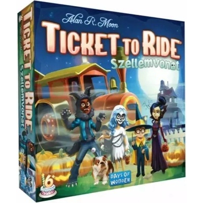 Ticket to Ride Přízračný vlak společenská hra v maďarštině