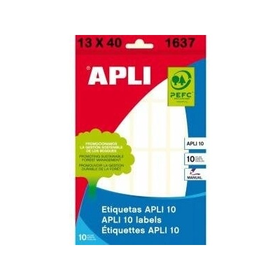 APLI Etikety univerzálne 13x40mm APLI A4 (AG001637)