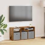 vidaXL Долно шкафче с чекмедже Старо дърво 87 x 27, 5 x 43 см (8000586)