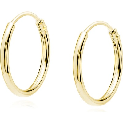 Olivie stříbrné kroužky gold 7308