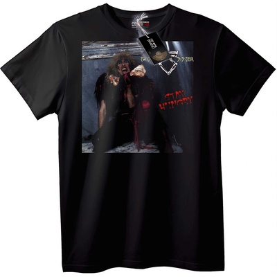 NOONEBRAND Тениска Twisted Sister Stay Hungry - L, Black