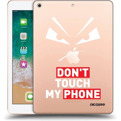 Picasee silikónový prehľadný obal Apple iPad 9.7 2018 6. generace Evil Eye Transparent