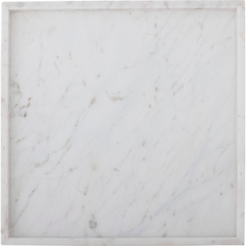 Bloomingville Поднос Majsa мраморен 35 см бял (82068109)