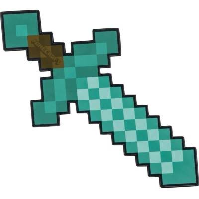 Teddies Minecraft - Diamantový meč pěnový - 43 cm