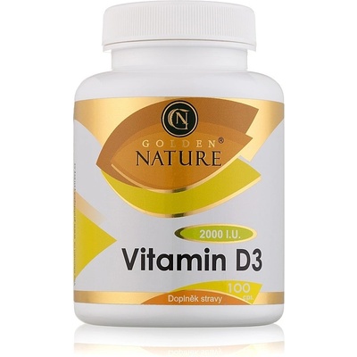 Golden Nature Vitamín D3 Softgel 2000 IU 100 tabliet