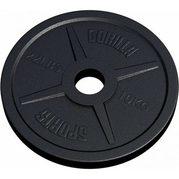 Gorilla Sports Záťažový kotúč 50/51 mm liatina 10 kg