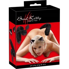 Bad Kitty Pet Play Plug and Ears kočičí set