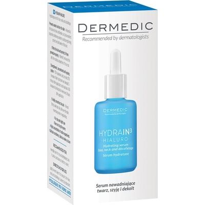 DERMEDIC HYDRAIN3 HIALURO Хидратиращ серум за лице, шия и деколте Серум унисекс 30ml