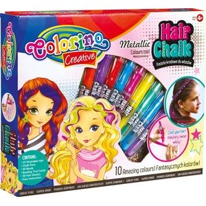Colorino Творчески комплект Colorino Creative - Пастели и мъниста за коса (68635)