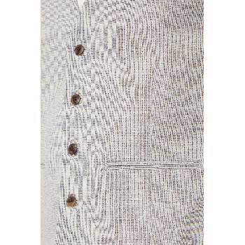 Medicine елек с едноредно закопчаване мъжки с добавен лен (RS26-KZM720)