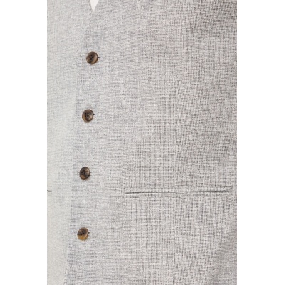 Medicine елек с едноредно закопчаване мъжки с добавен лен (RS26-KZM720)