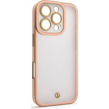 Gigapack iPhone 16 Pro Max GIGAPACK Силиконов протектор за телефон, удароустойчив, протектор за камера, ЗЛАТЕН/ЧЕРВЕН GP-177580 (GP-177580)