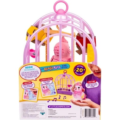 Moose Little Live Pets 26692 Mluvící pták s klecí