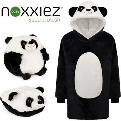 Cozy Noxxiez Panda hřejivá televizní mikinová deka s kapucí