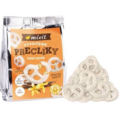 MIXIT Praclíky do vrecka Biela čokoláda a vanilka 70 g