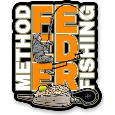 4ANGLERSDESIGN Samolepka 62 Method Feeder Fishing