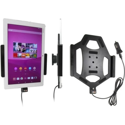 Brodit поставка за кола за Sony Xperia Z4 Tablet без калъф, със запалка за цигари/USB зареждане (521859)