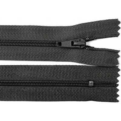 Spirálový zip šířka 3 mm délka 20 cm autolock Barva: 305 šedá uhlová