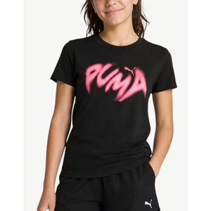 PUMA Graphics Warped Tee G PUM Black - magazinko