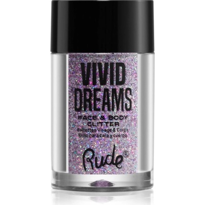 Rude Cosmetics Vivid Dreams Glitre na tvár i telo Multiverse 2,7 g