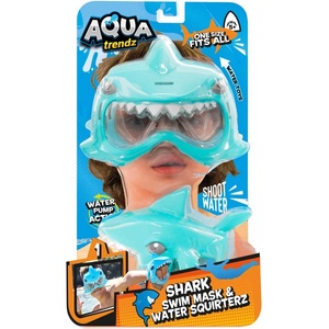 Felyx Toys Aqua Trendz Плувна маска с водно оръжие Акула
