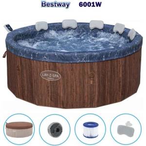 Bestway Надуваемо джакузи Bestway 6001W Toronto Smart AirJet 7, 190x70 см (6001W Toronto Smart AirJet 7)