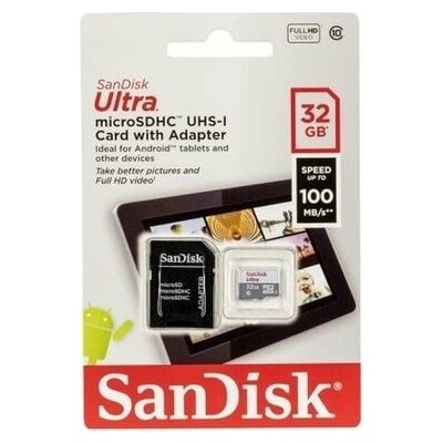 SanDisk microSDHC UHS-I 32 GB SDSQUNR-032G-GN6TA