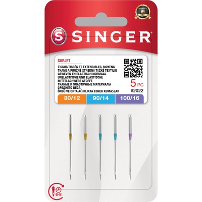 Ihly Singer 2022 - 80/12, 90/14, 100/16 - 5 ks - Overlock (ELx705)