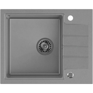Quadron Вградена мивка Quadron Pop Peter 116, сива, композитна, 62x50 см (HCQP6250SZK) Мивка за вграждане