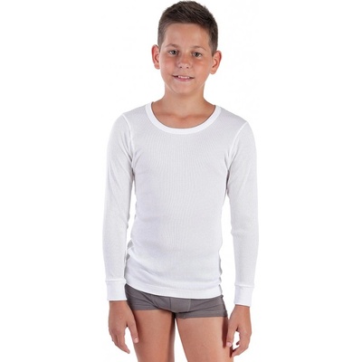 Evona Chlapecký nátělník s dlouhým rukávem PALKO bílý 002 – Sleviste.cz