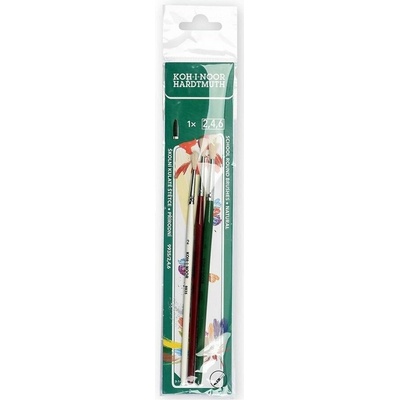 KOH-I-NOOR 9935 okrúhle, veľkosť 2, 4 a 6 – sada 3 ks