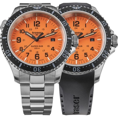 Traser P67 Orange Set ocel a pryž