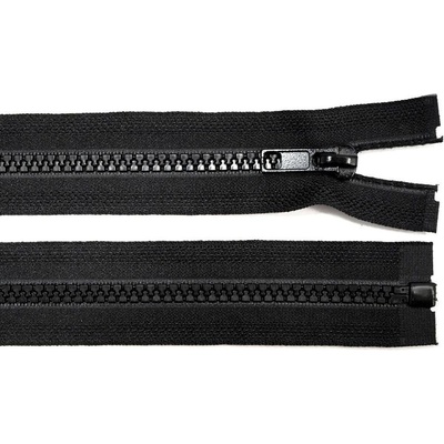 Prima-obchod Kostěný zip šíře No 5 délka 150 cm bundový černý MAD, barva Černá