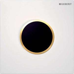 Geberit - Електронно управление за писоар, тип 10, мрежово захранване, бяло/злато 116.025. KK. 1 (116.025.KK.1)