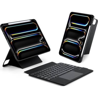 Kryt Dux Ducis Case DK Foldable s bezdrôtovou klávesnicou na iPad Pro 11 (2024) Black
