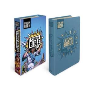 The Action Bible Study Bible Esv, Leathersoft, Blue, Full Color | Sergio Cariello (ISBN: 9780830787449)