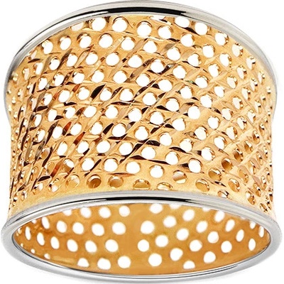 iZlato Forever Originální dvoubarevný prsten Mallys IZ6087