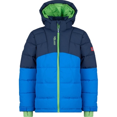 TROLLKIDS Детско зимно яке Trollkids Kid's Gryllefjord Jacket Winter jacket - Navy / Medium Blue / Bright Green - размер 92 (EU) (703-2828-0411)