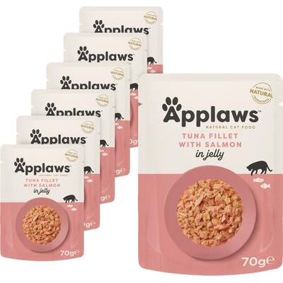 Applaws Cat tuňák a losos jelly 16 x 70 g