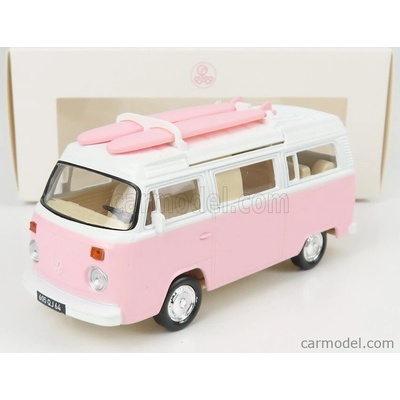 Norev Volkswagen T2b Camper Van 1962 Růžová Bílá 1:43
